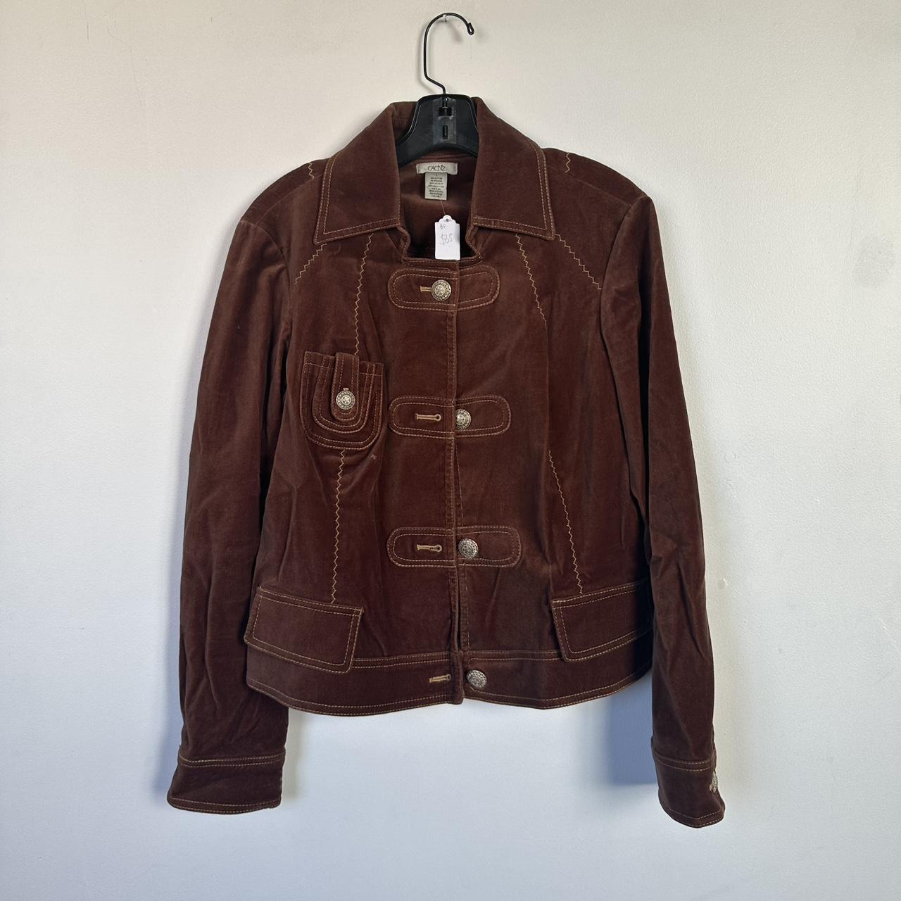 Cache Women's Jacket - Brown - L – Cache brown su… - image 1