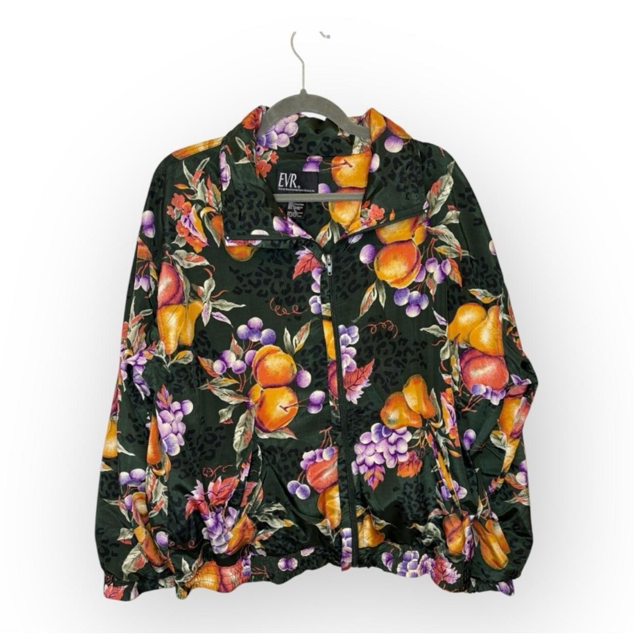 Source Unknown Women's Bomber Jacket - Multi/Gree… - image 1