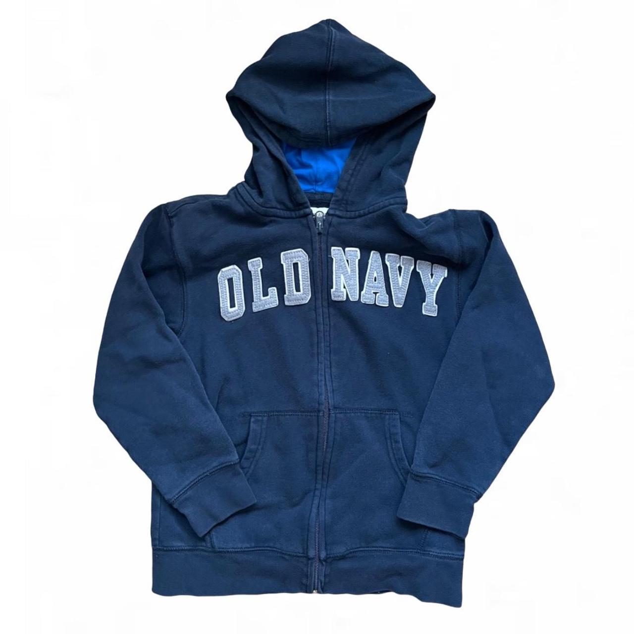 2000s old navy zip up hoodie tagged size m, fits... | Depop