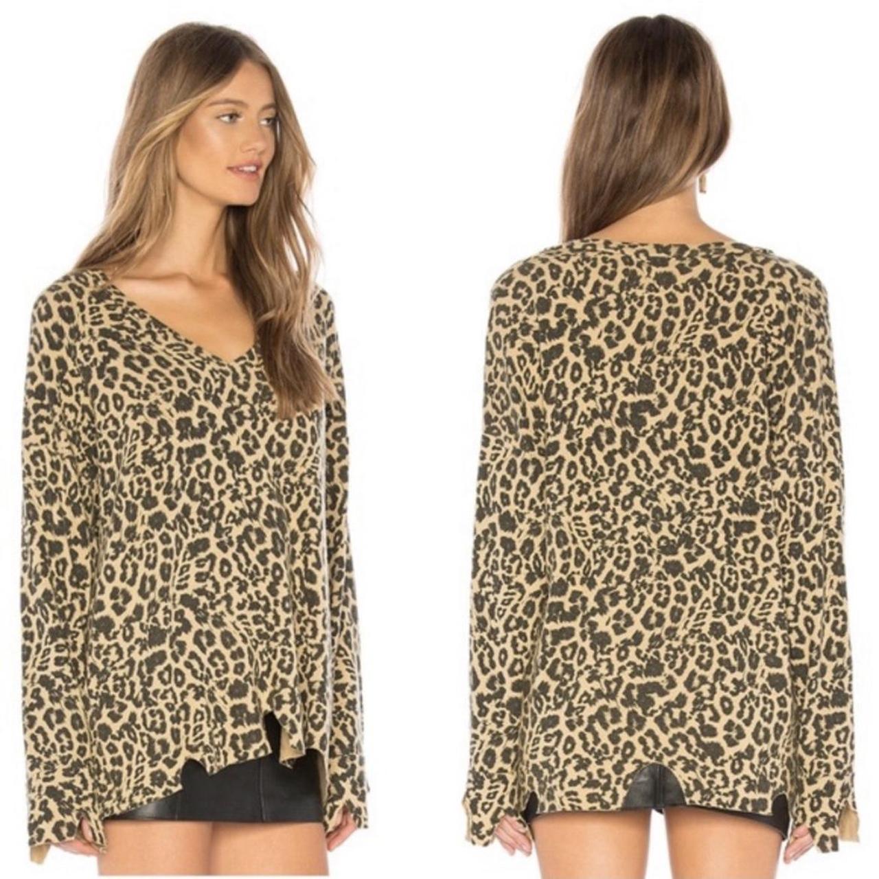 Lna deals leopard sweater