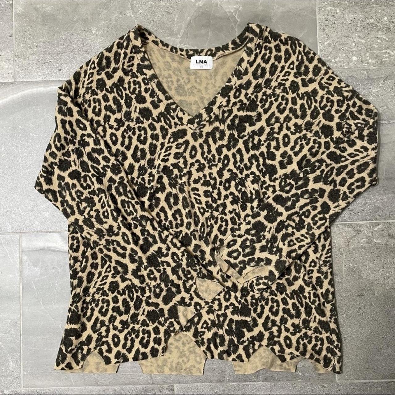 Lna hotsell leopard sweater