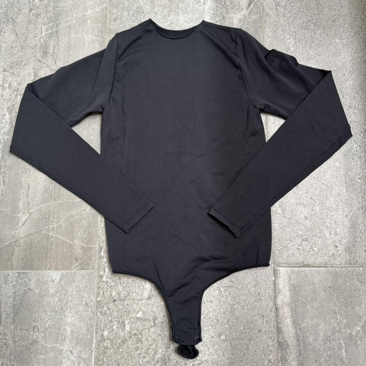 Skims Essential Crew Neck Long Sleeve Bodysuit - Depop