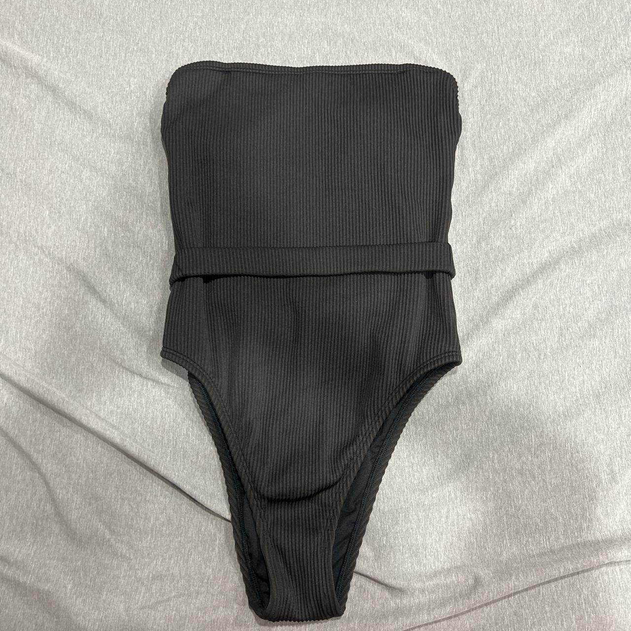 Abercrombie belted ripped one piece bathing suit. In... Depop