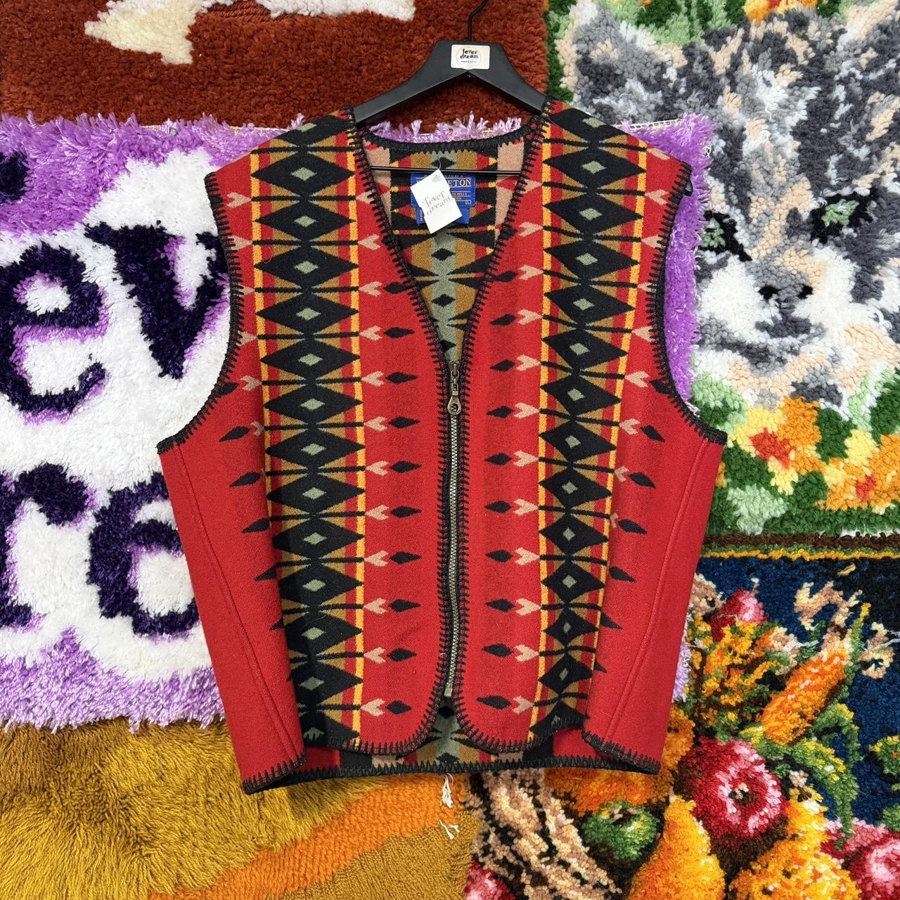 Pendleton Men's Vest - Multi/Red - L – Pendleton … - image 2