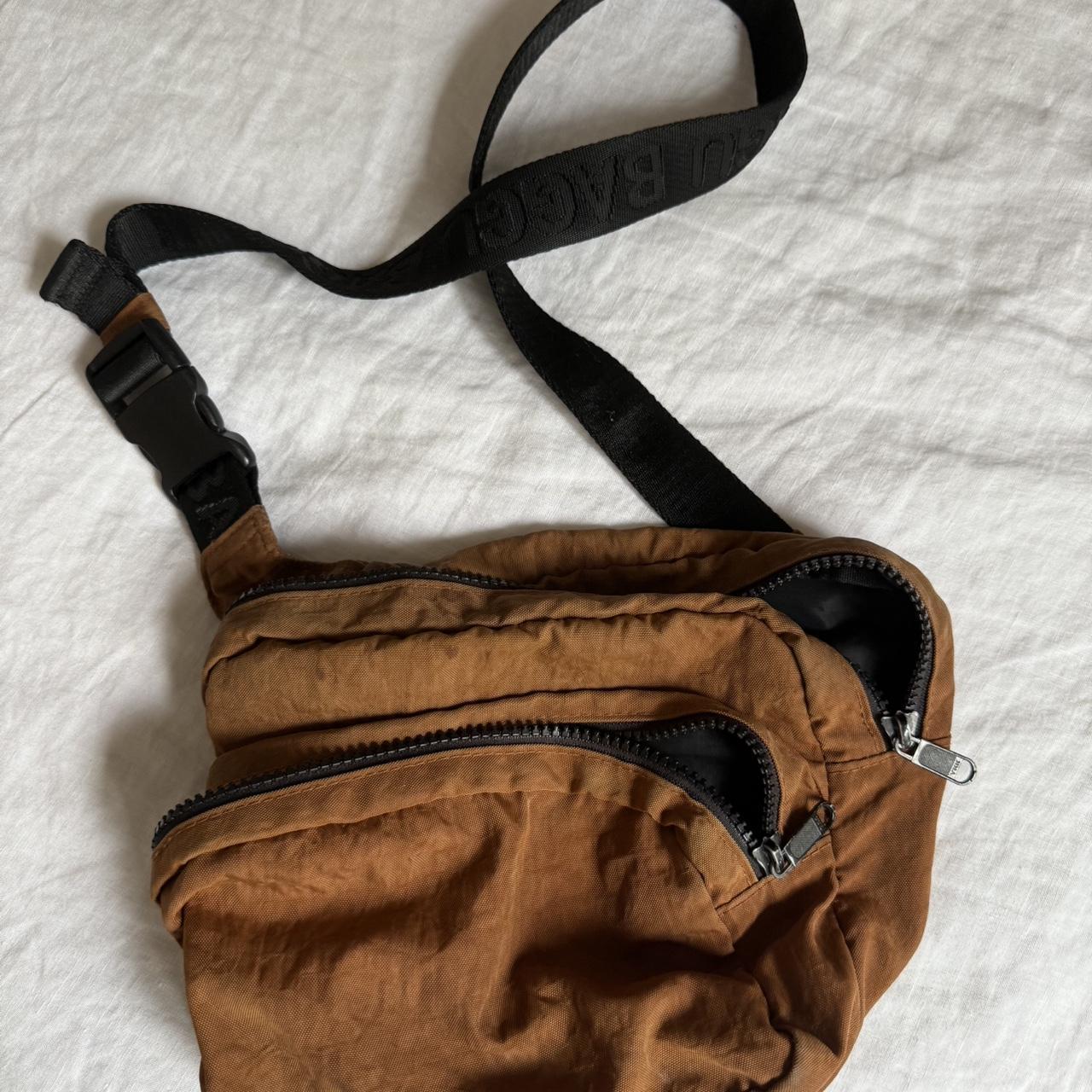 Baggu brown fanny pack crossbody bag Depop