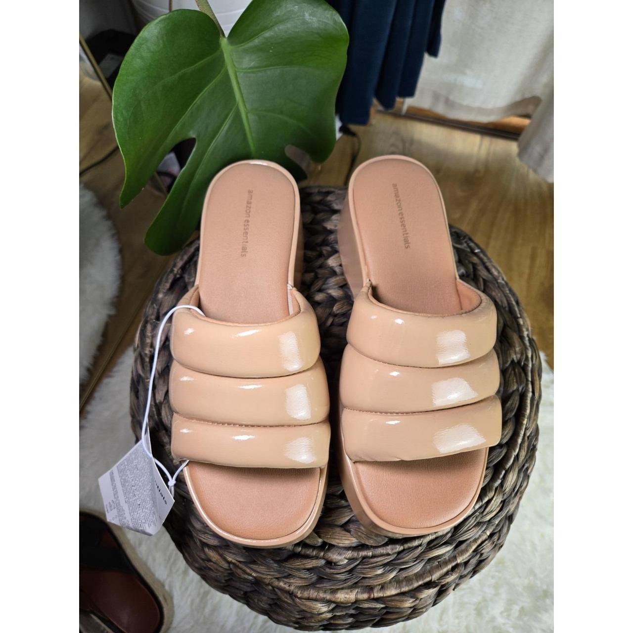 Essentials Women's Slides - Tan - US 8 – Nwt Amaz… - image 2