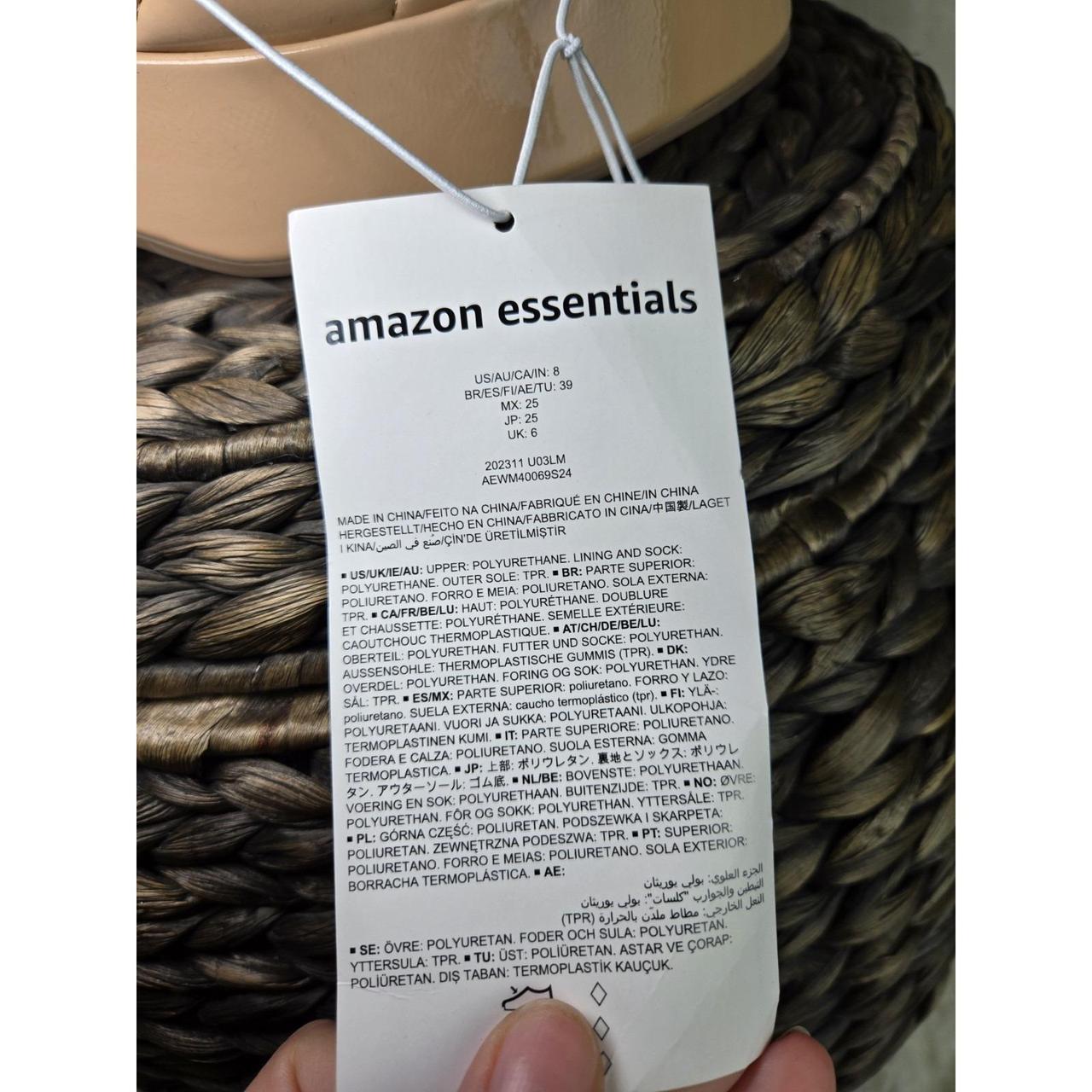 Essentials Women's Slides - Tan - US 8 – Nwt Amaz… - image 5