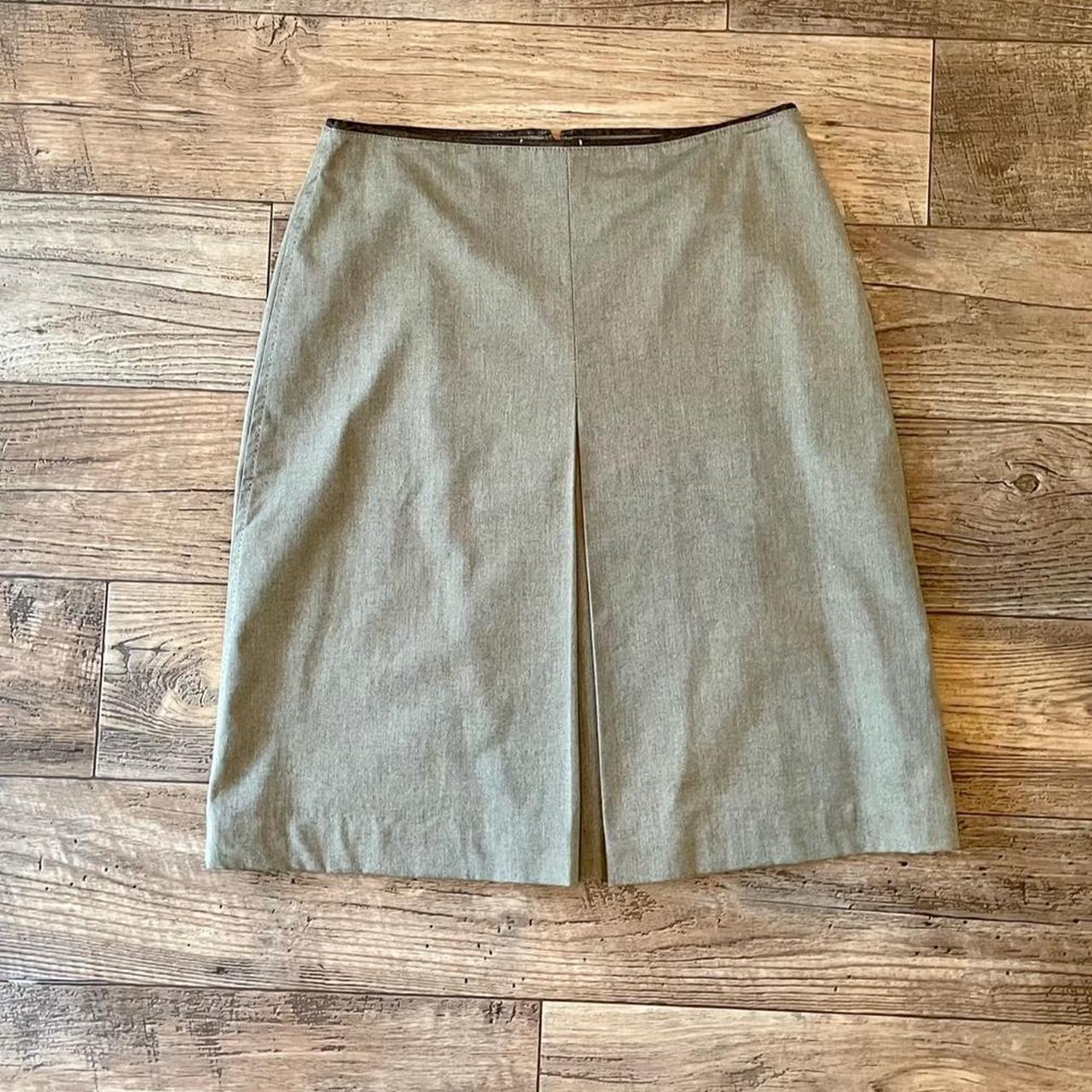 Banana Republic Women's Skirt Green/Khaki 10 – Banana Republic