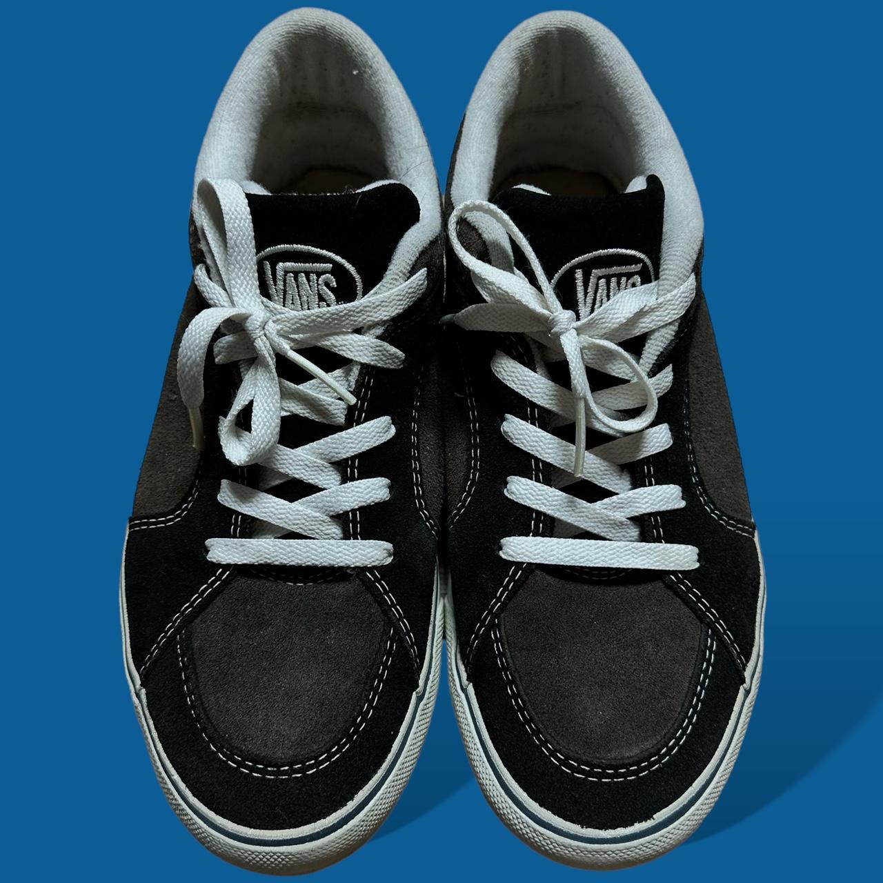 Supreme Vans Black Halfcab pro skate shoes size - Depop