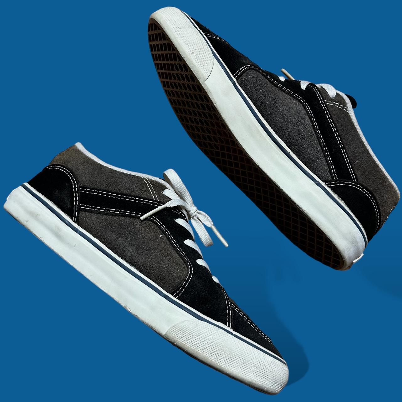 Supreme Vans Black Halfcab pro skate shoes size - Depop