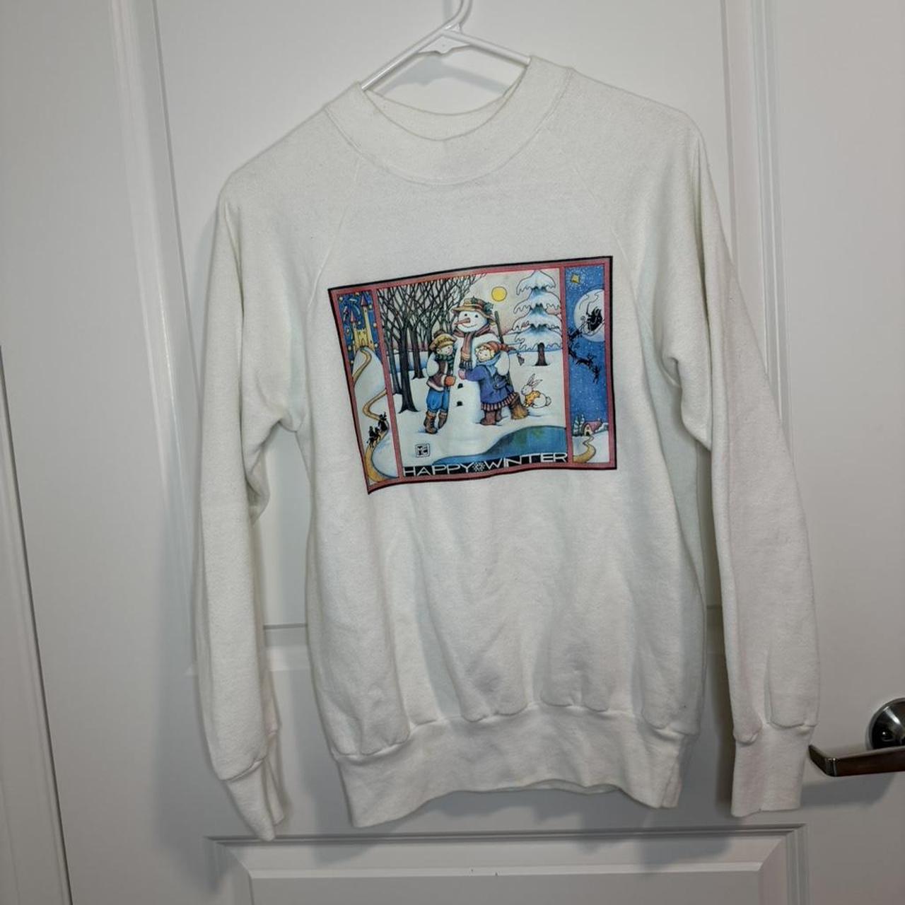 Oneita Men's Sweatshirt - White - M – White true … - image 1