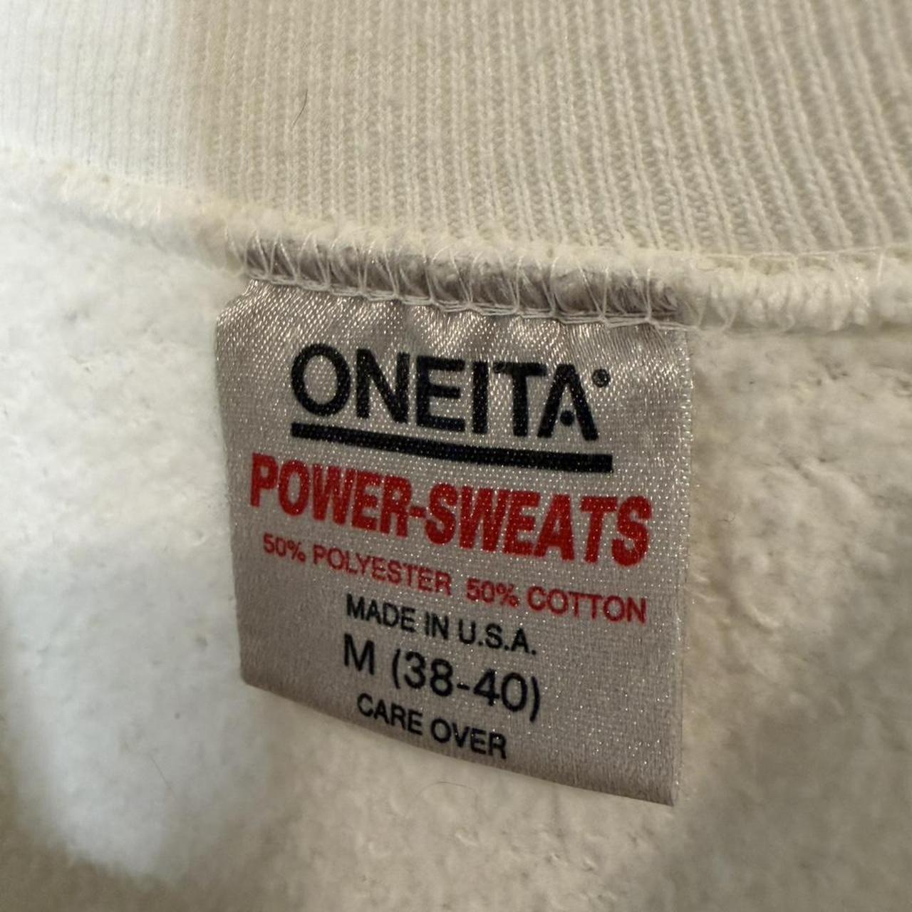 Oneita Men's Sweatshirt - White - M – White true … - image 4