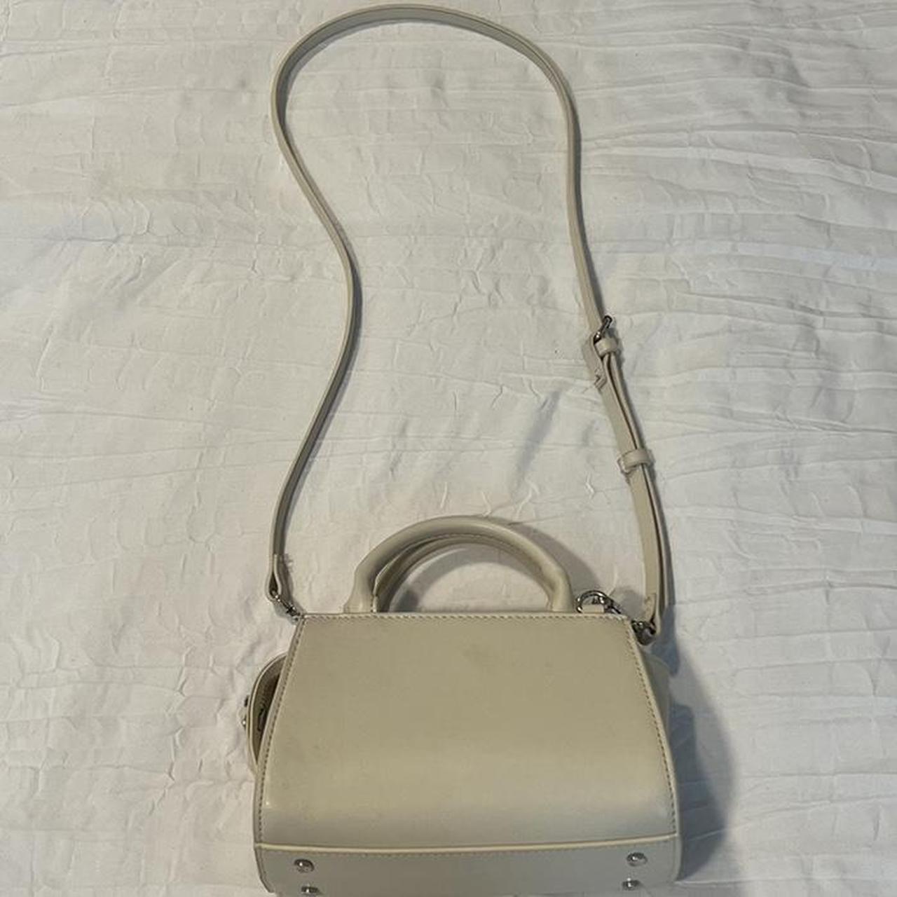 Zara cream mini crossbody bag Removable/adjustable... - Depop