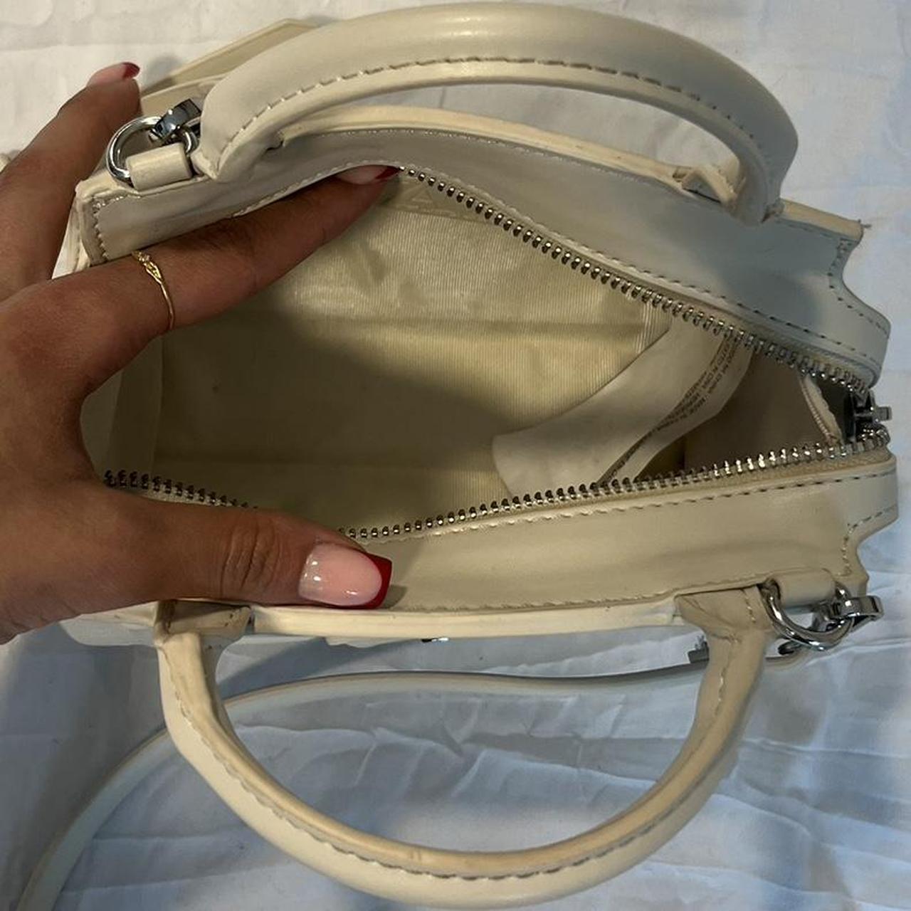 Zara cream mini crossbody bag Removable/adjustable... - Depop