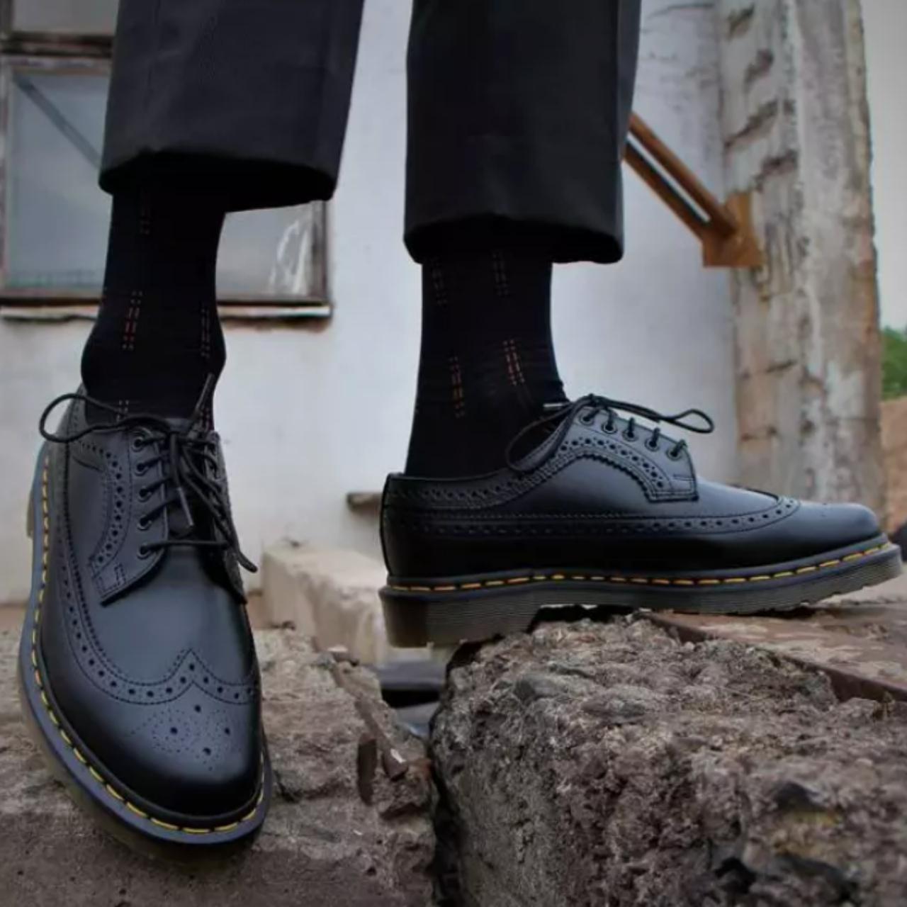 Martens Brogues Dr Martens 3989 Smooth Jeans Wingtip Dr Martens
