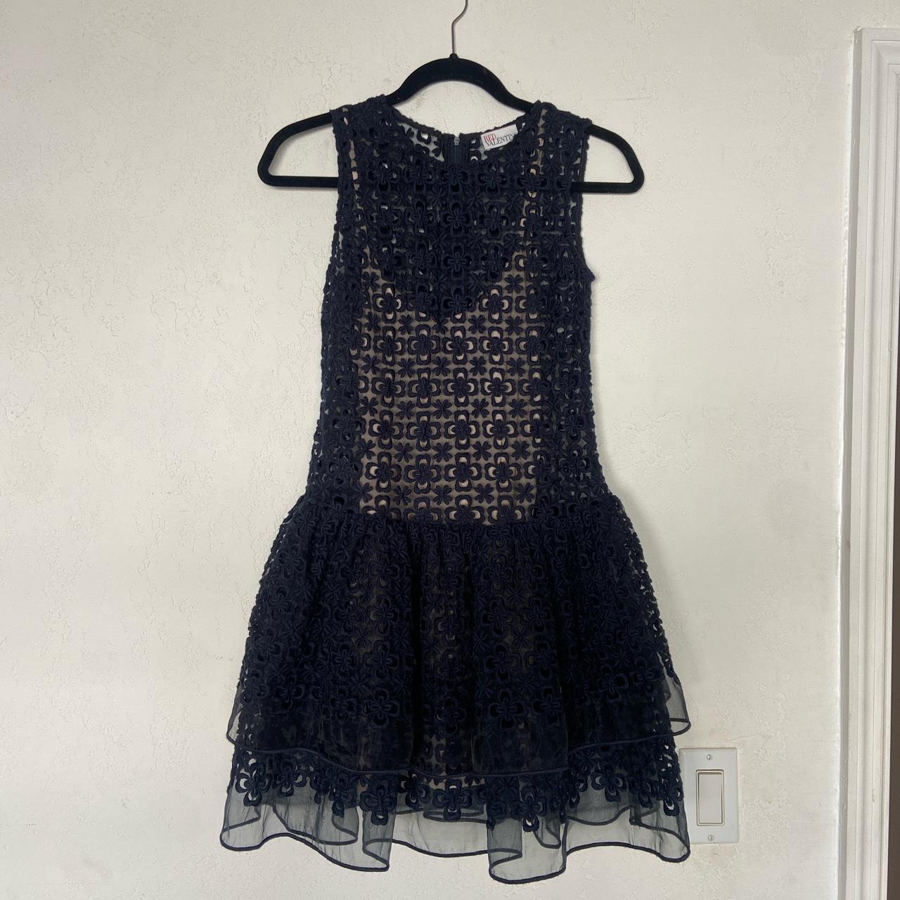 Red valentino navy store dress