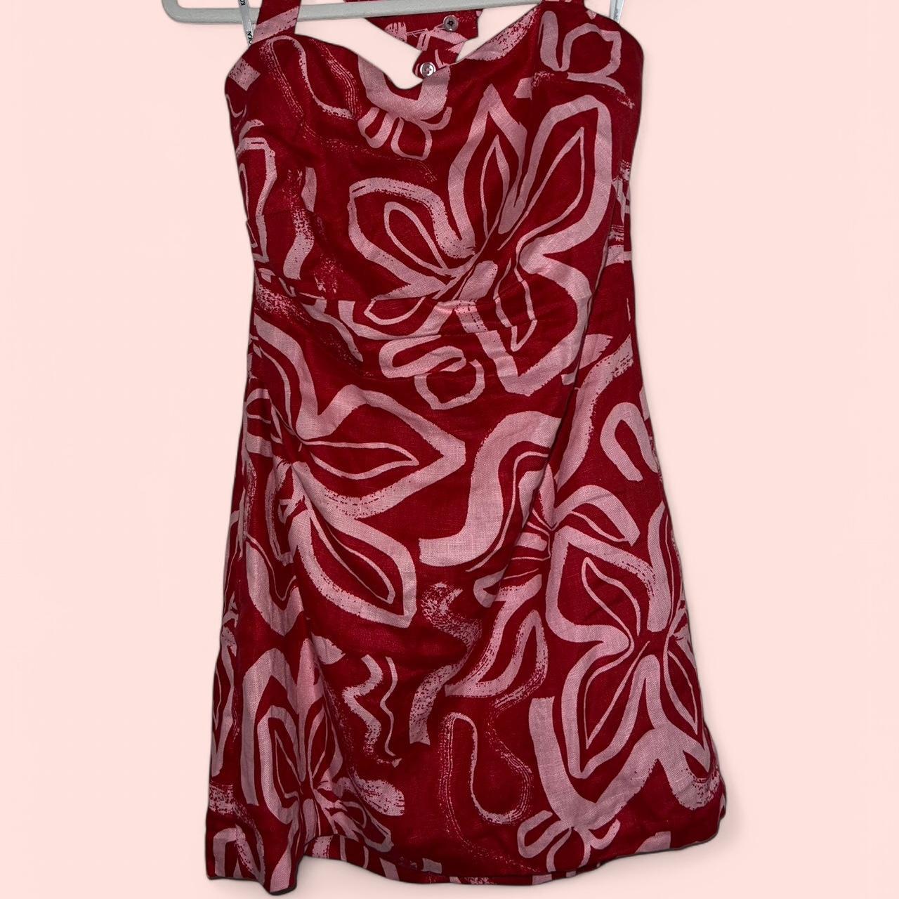 KOOKAI Soley Rouched Mini Dress Size 8 RPR... | Depop