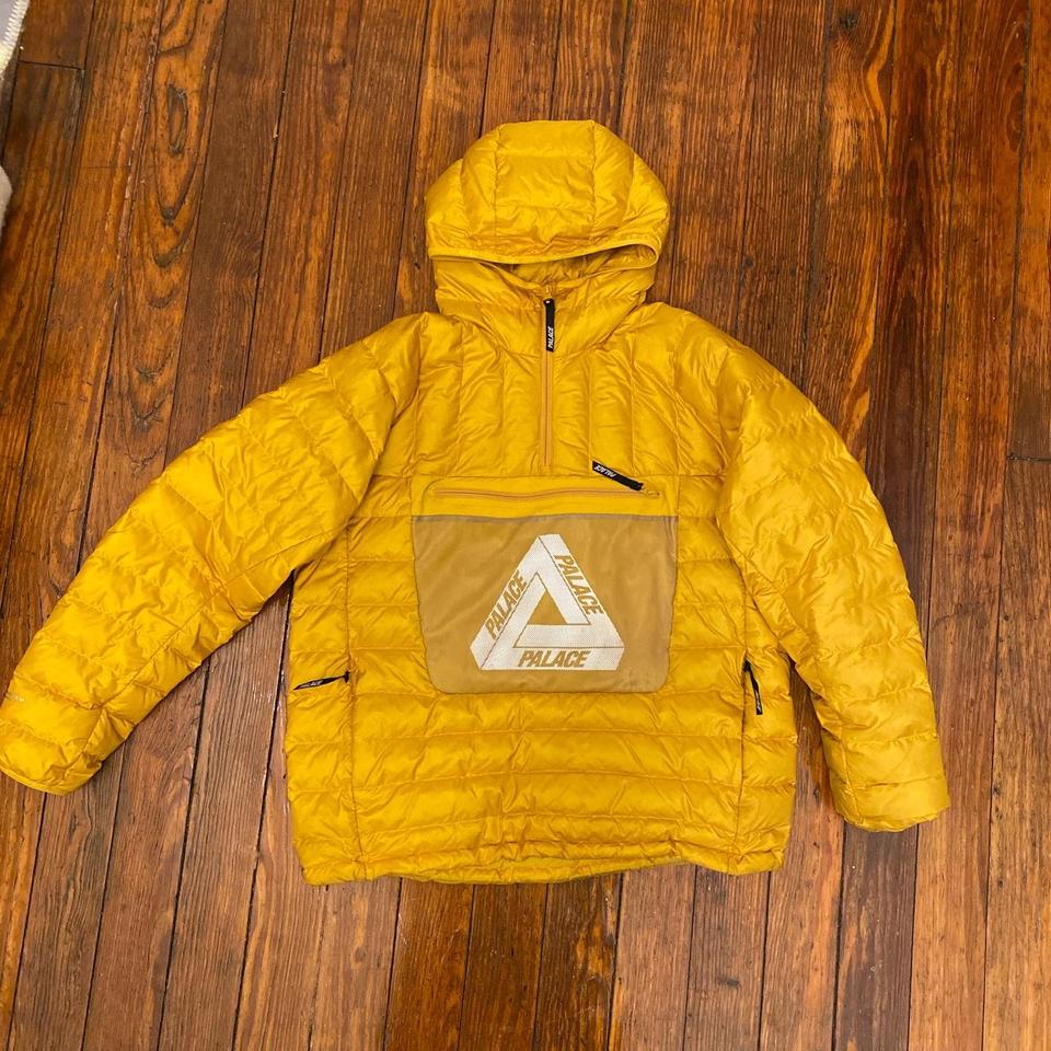 PALACE PERTEX Q-LITE DOWN JACKET YELLOW - ダウンジャケット