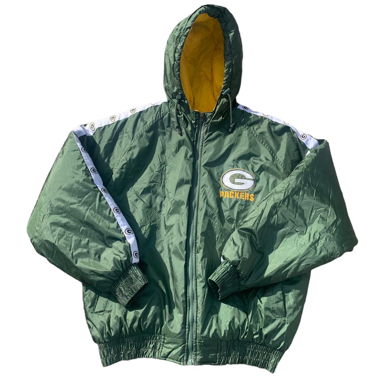 American Vintage Men's Green and Yellow Jacket
