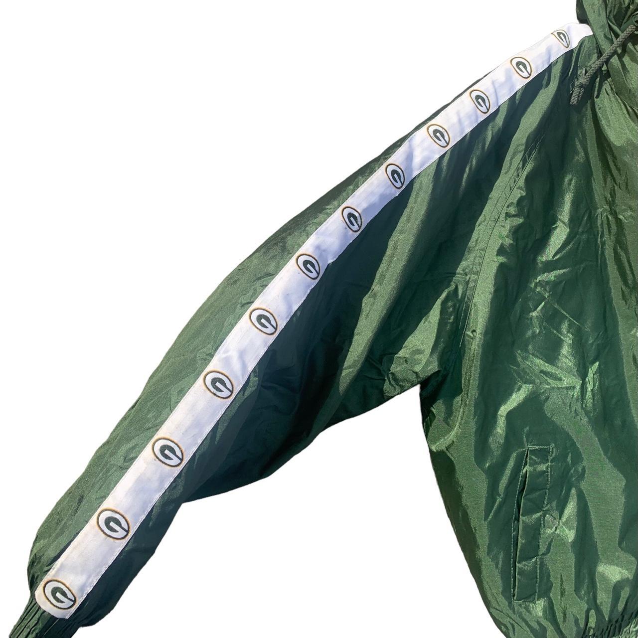 American Vintage Men's Green and Yellow Jacket (3)