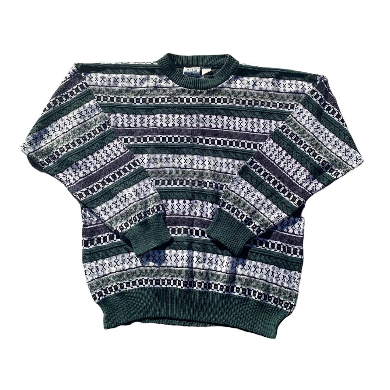 Vintage 90’s The Men’s Store at Sears Abstract Knit...