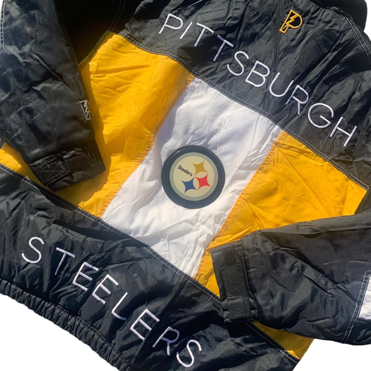 Vintage Pittsburgh Steelers Pro Player Jacket - Depop