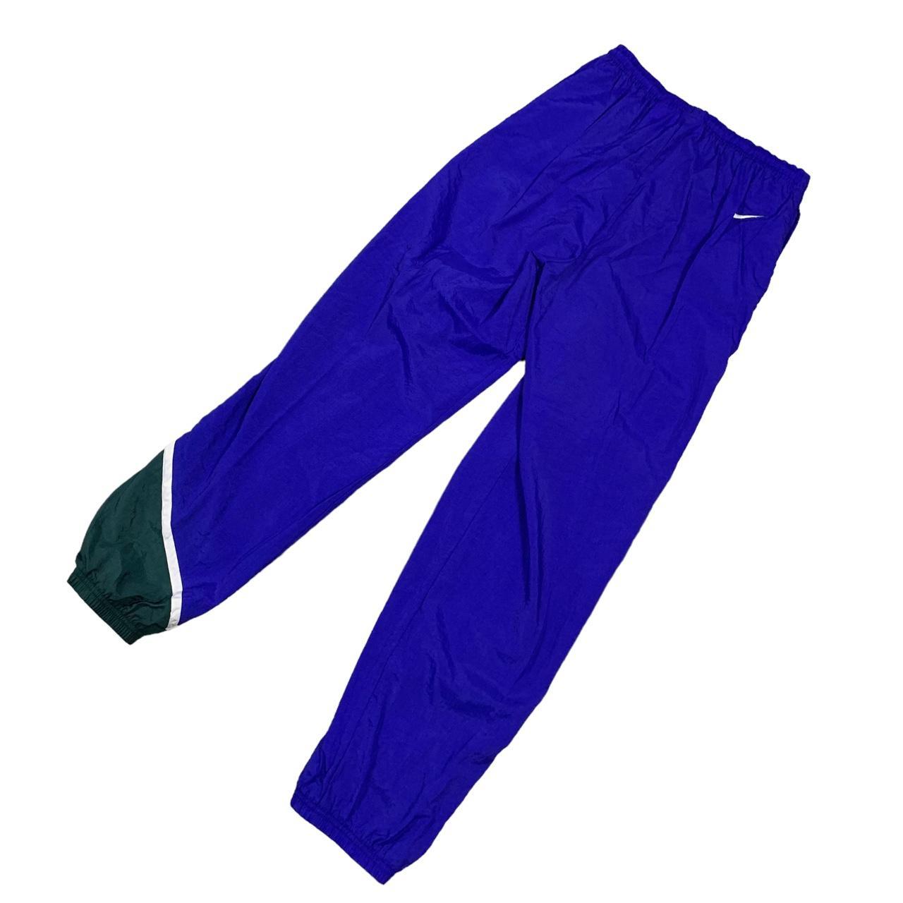 Vintage purple Nike nylon track pants . Size - Depop