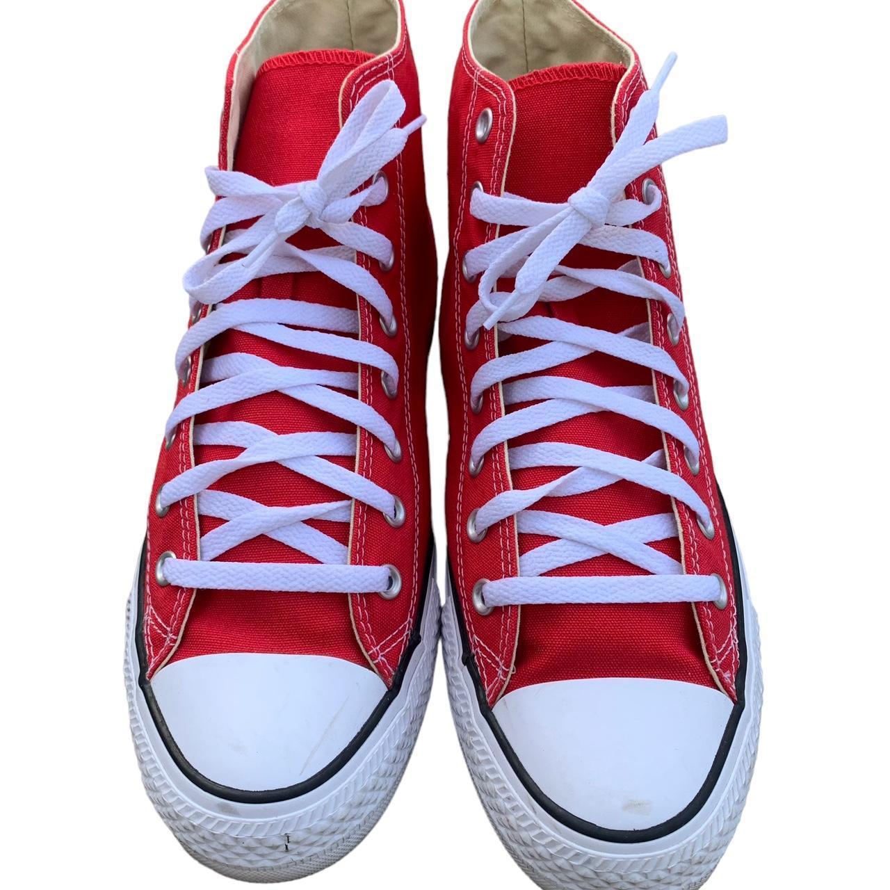 Converse Men's Red Trainers | Depop