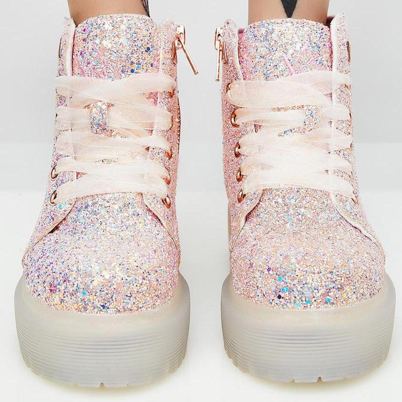 Yru slayr glitter top boots