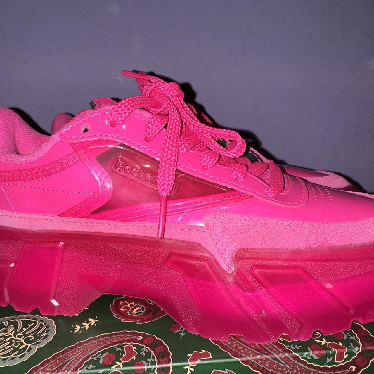 Pink Cardi B Shoes Reebok Classic Leather Cardi B V2 Women's