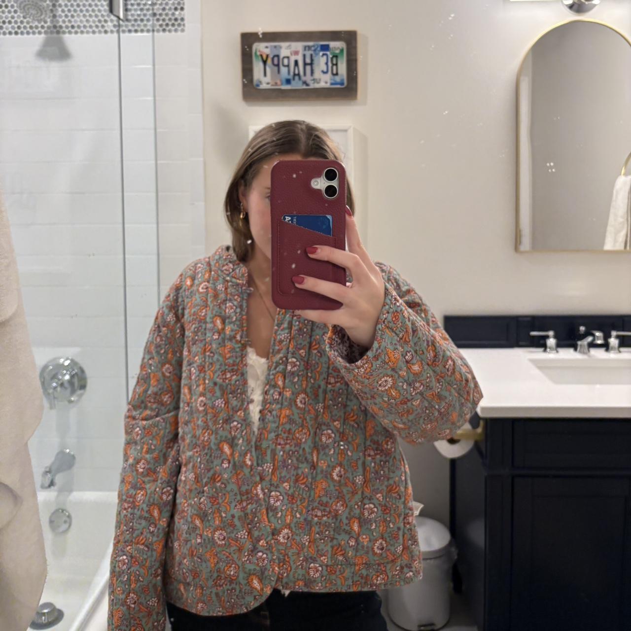 Women's Jacket - Multi/Pink - S – Patterned multi… - image 4