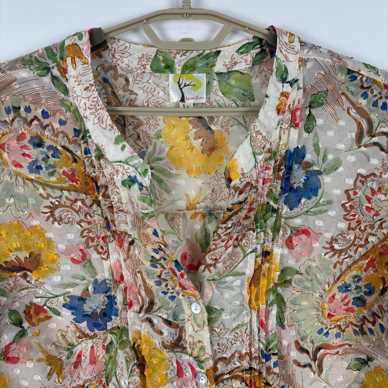 Source Unknown Women's Blouse - Multi - XL – Fig … - image 3
