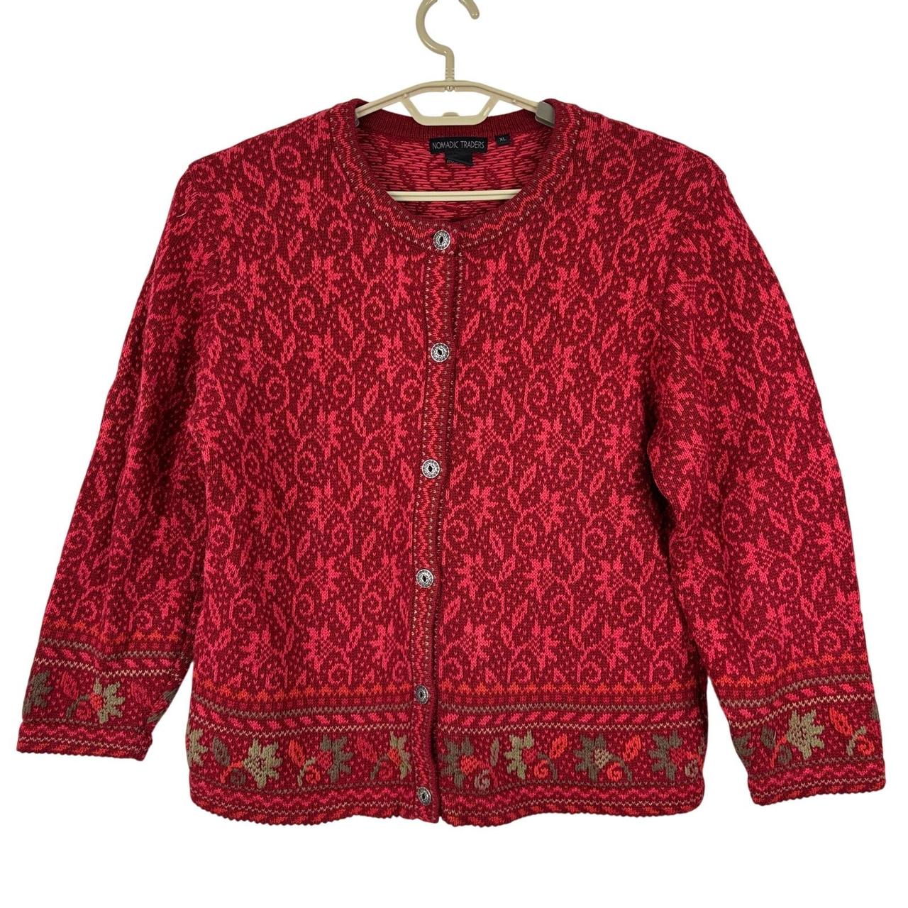 Source Unknown Women's Sweater - Red - XL – Nomad… - image 1