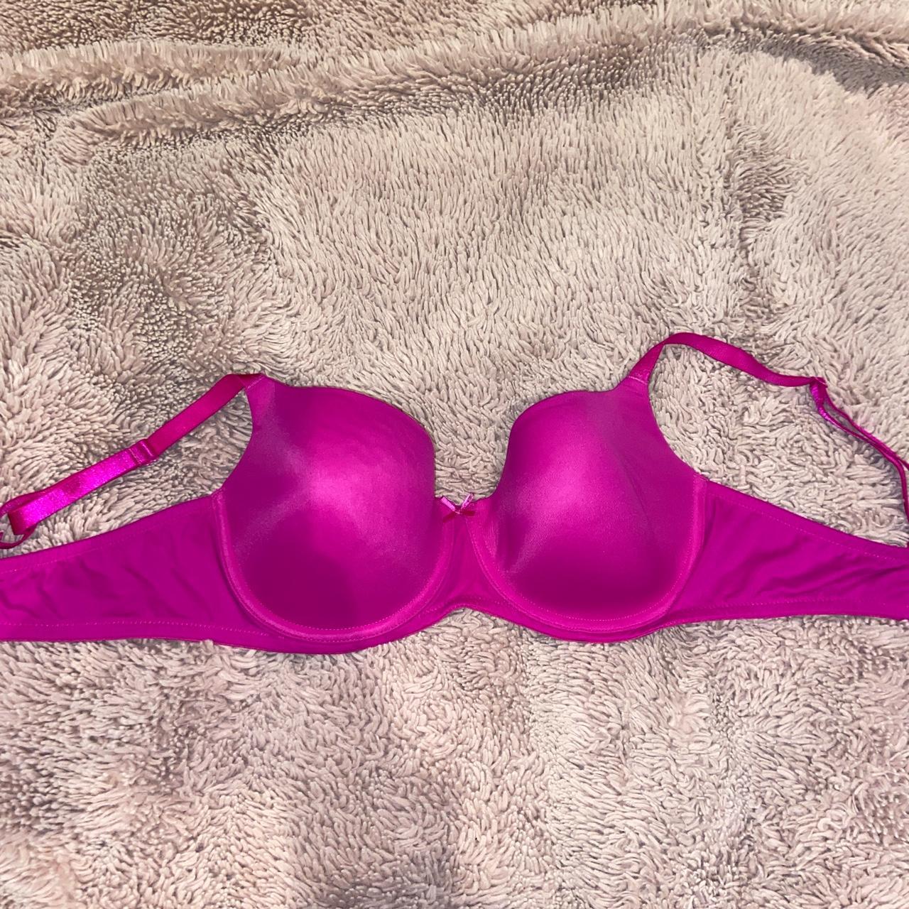 Pink Bra Hot Pink Bra Bright Pink Bra Mands Size Depop 1012