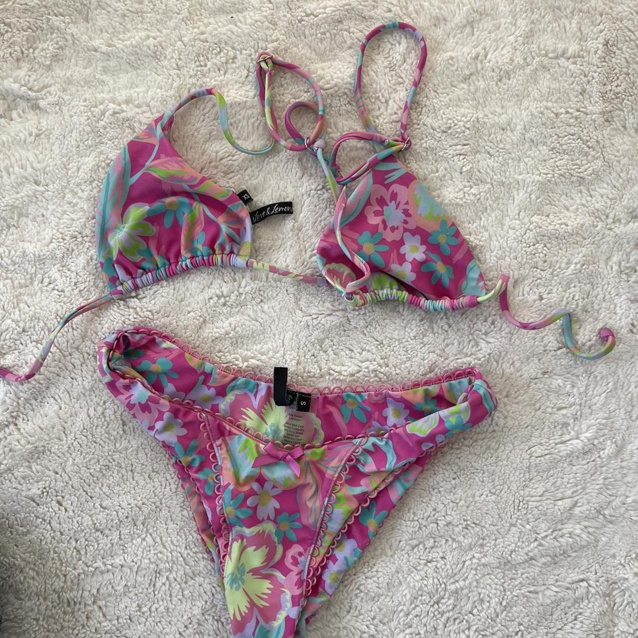 FOR LOVE AND LEMONS VICTORIA SECRET OINK FLORAL... - Depop