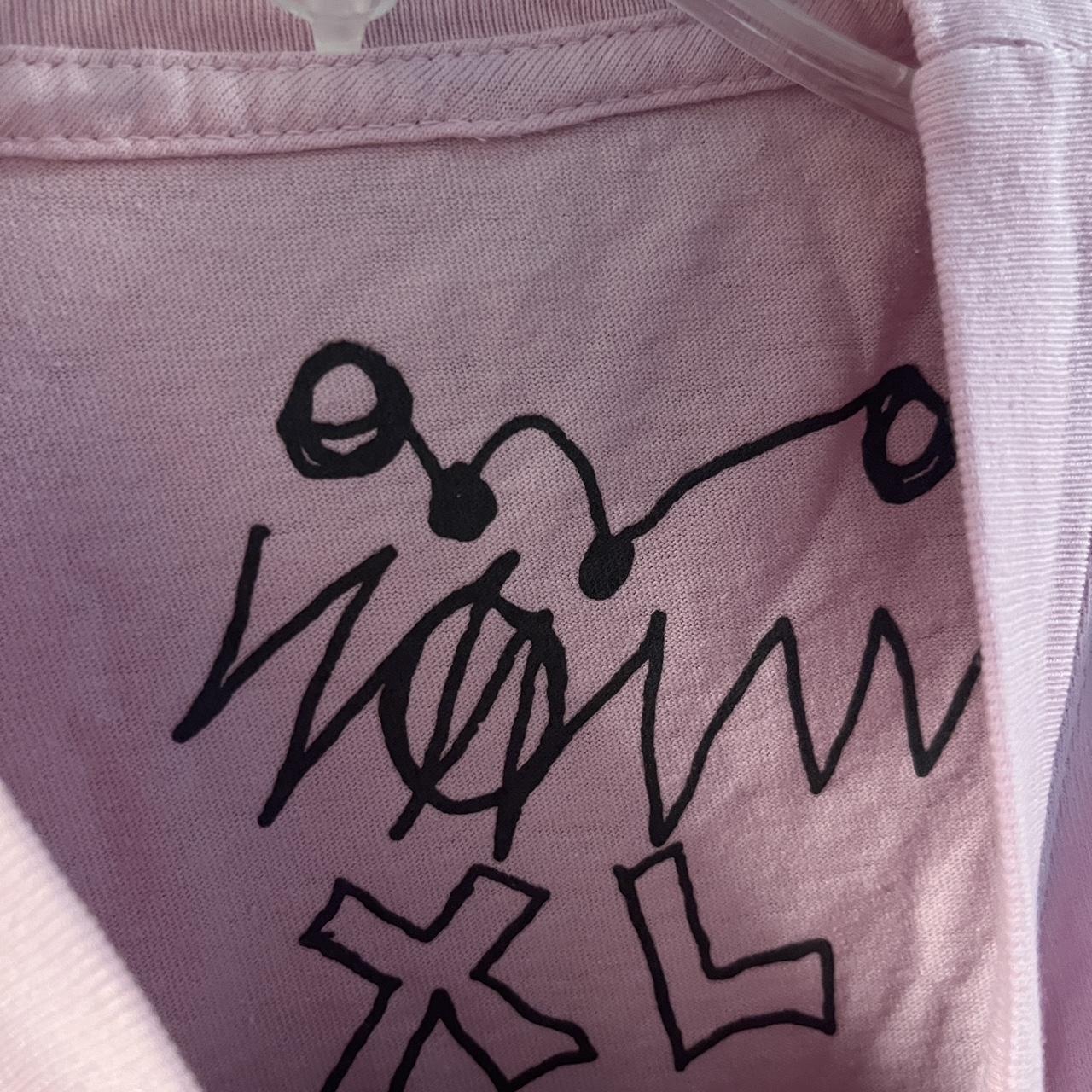 Asspizza pink star shirt size XL. Ships day of... Depop