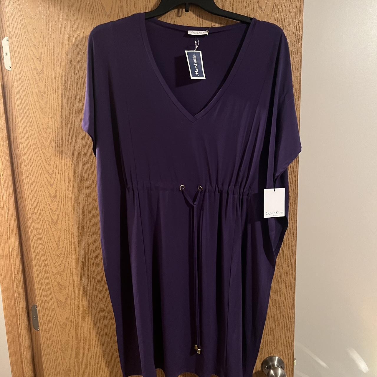 Calvin Klein purple dress size 8 brand new with... Depop