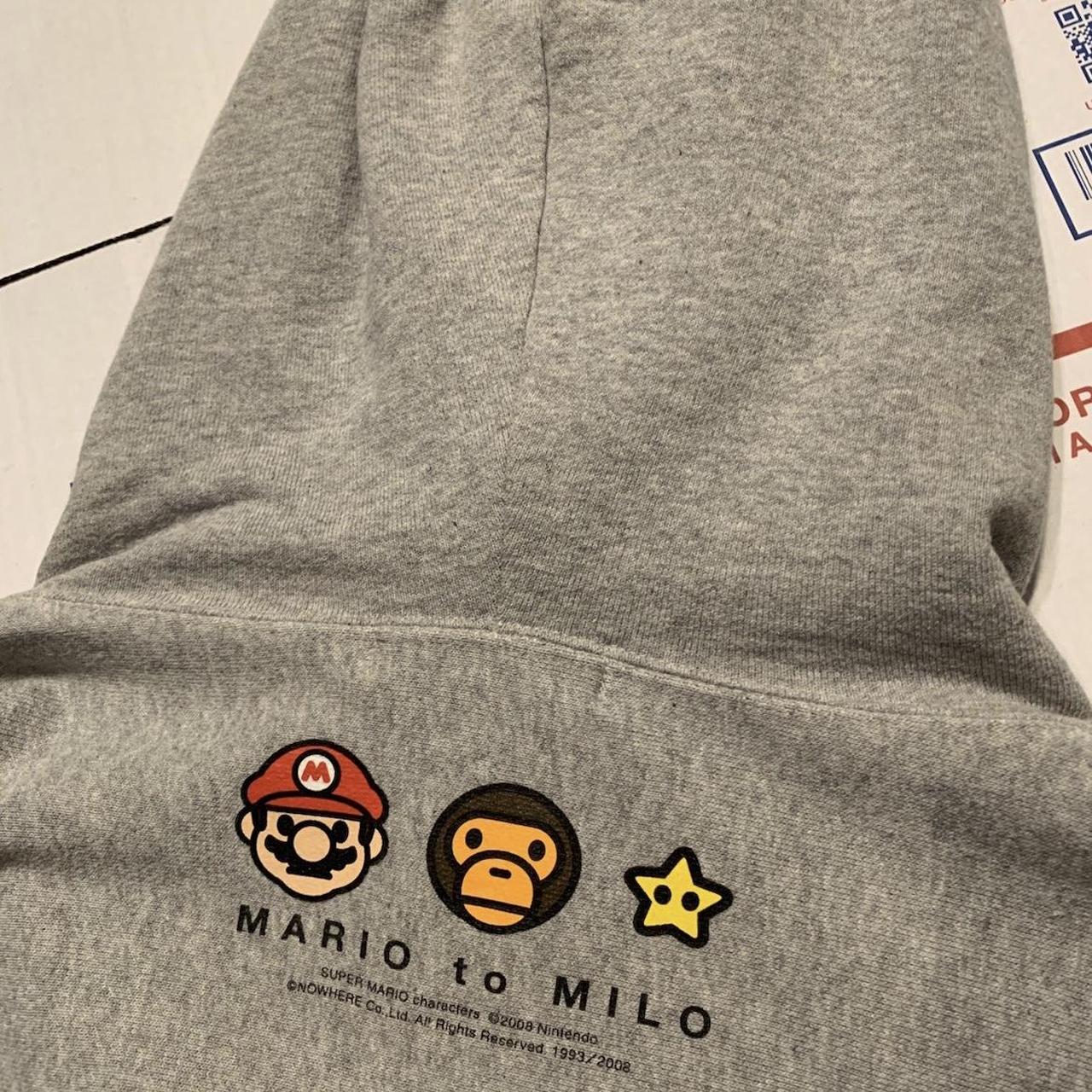 Bape mario hoodie best sale