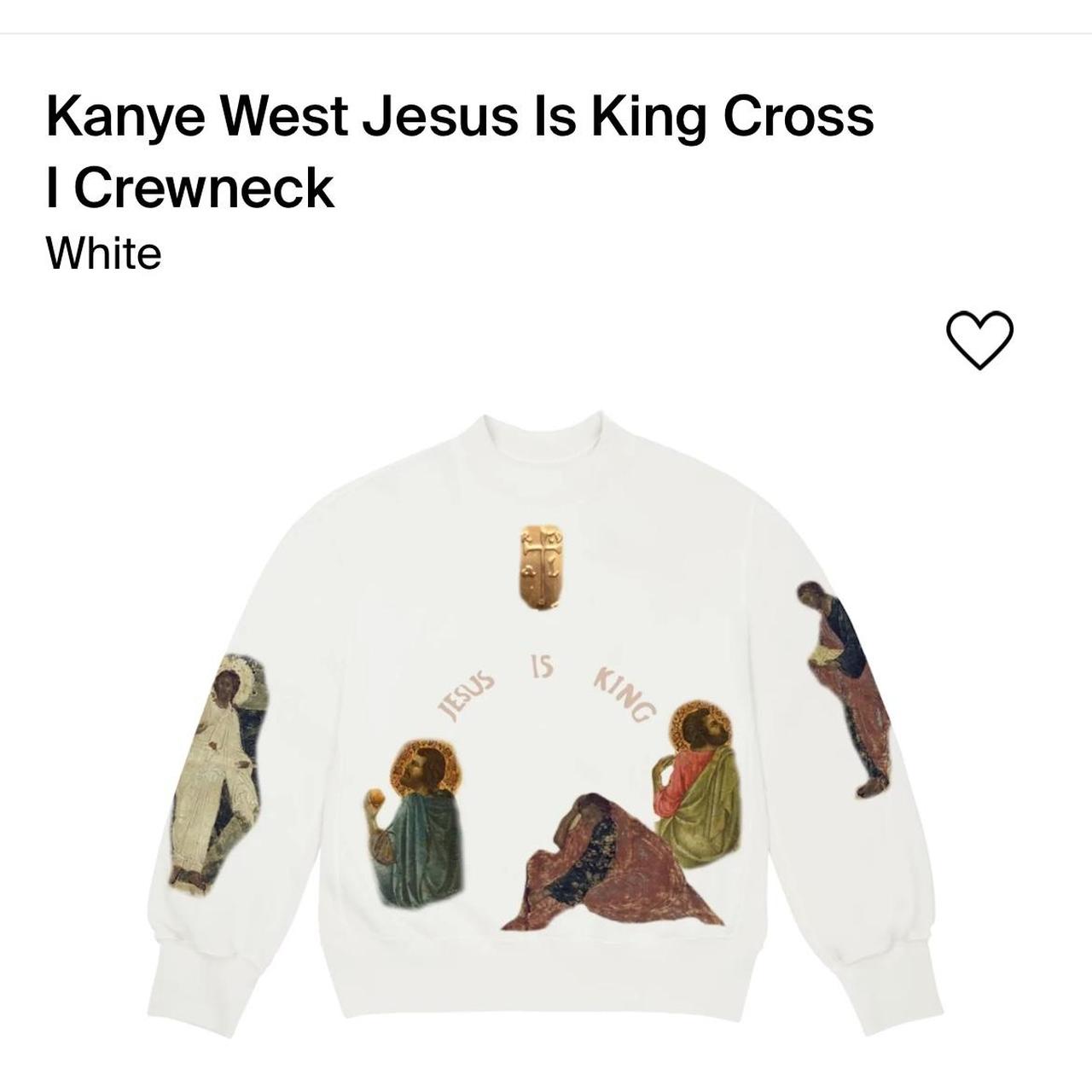 Yeezy Kanye West Jesus Is King Blank Crewneck Size...
