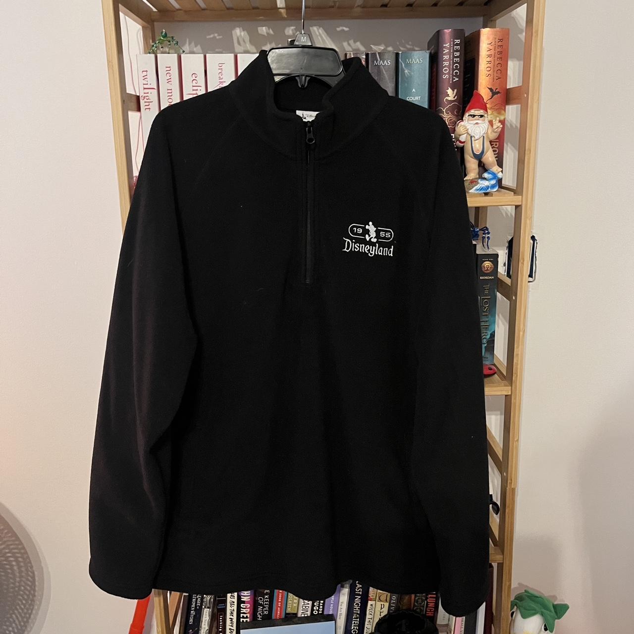 Disney Parks DisneyLand 1955 Black 1/4 Zip Depop