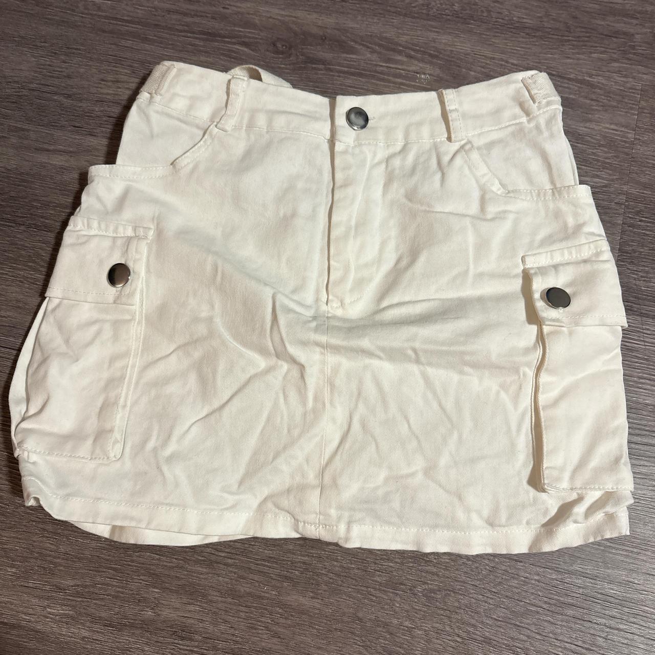 Women's Skirt - White/Cream - S – White Cargo Ski… - image 1
