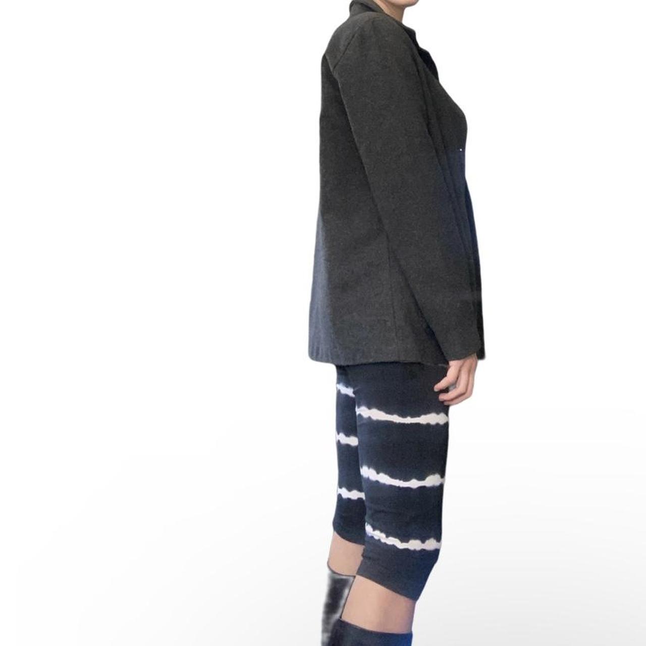 dark gray buttondown pea coat, petticoat. Vintage... Depop