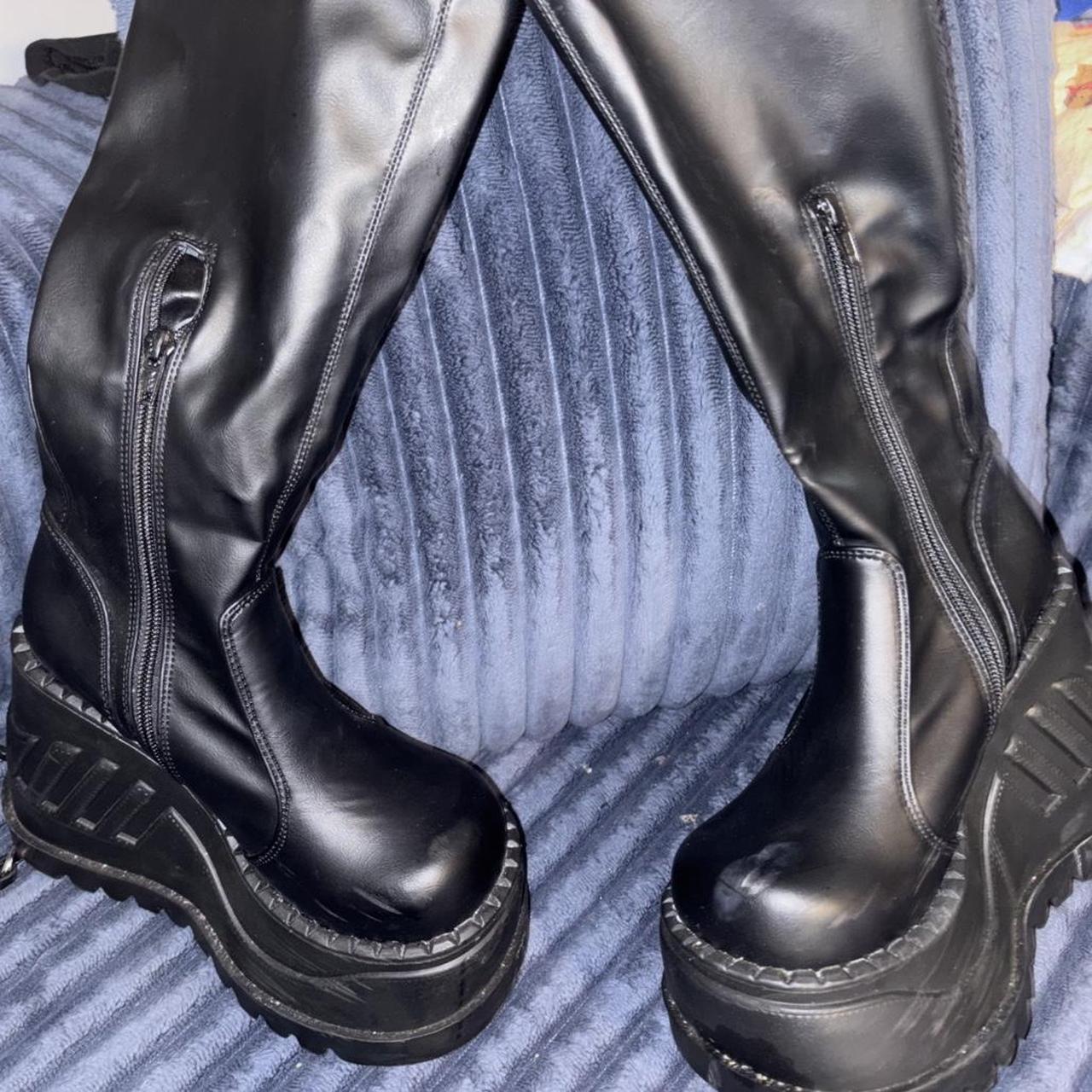 Demonia Women's Platform Boots - Black - US 6 – D… - image 2