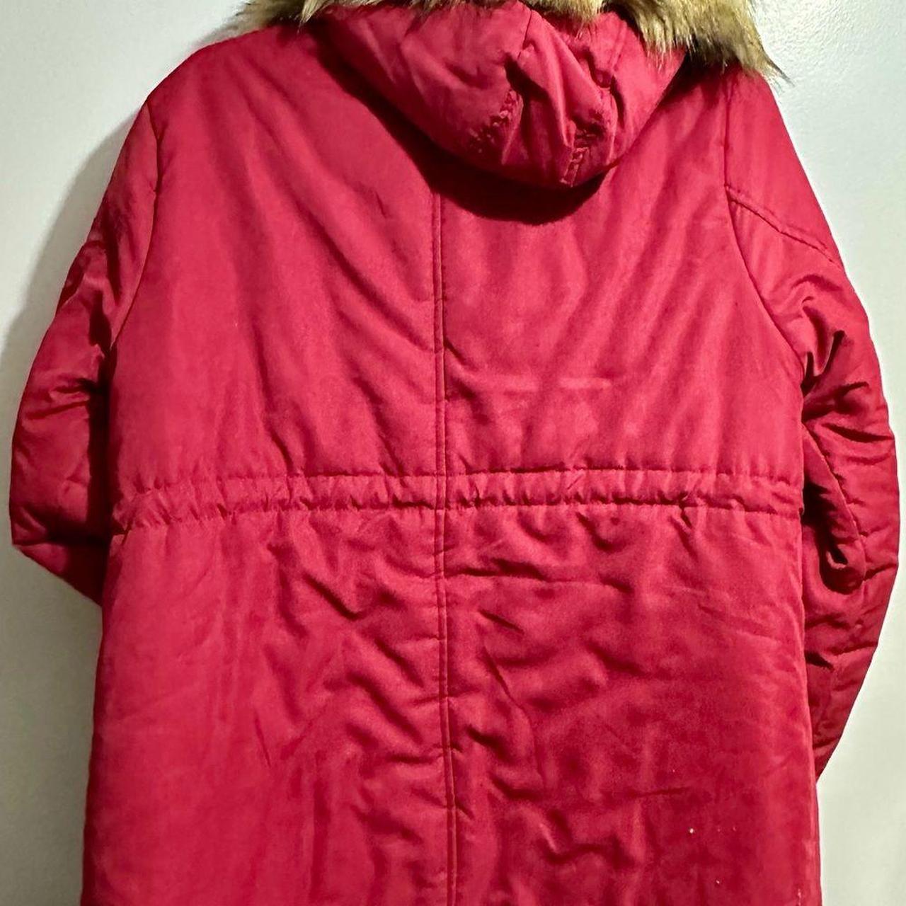 Source Unknown Women's Coat - Red/Brown - XL – Ex… - image 4