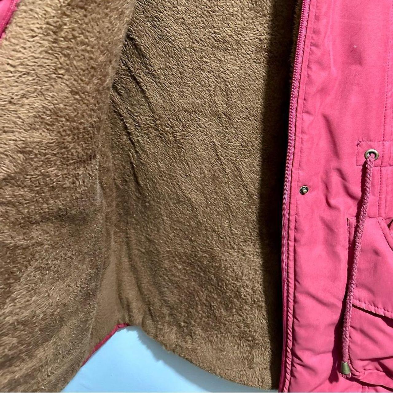 Source Unknown Women's Coat - Red/Brown - XL – Ex… - image 3