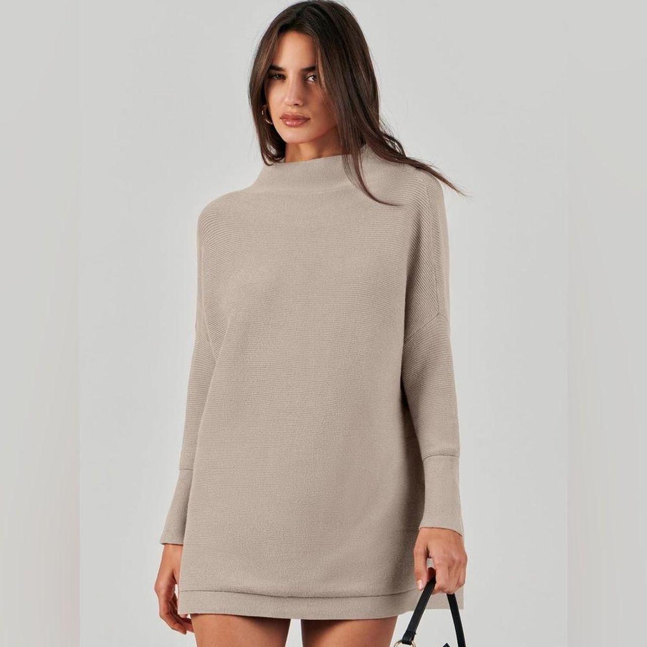 Source Unknown Women's Sweater - Tan/Cream - S – … - image 3