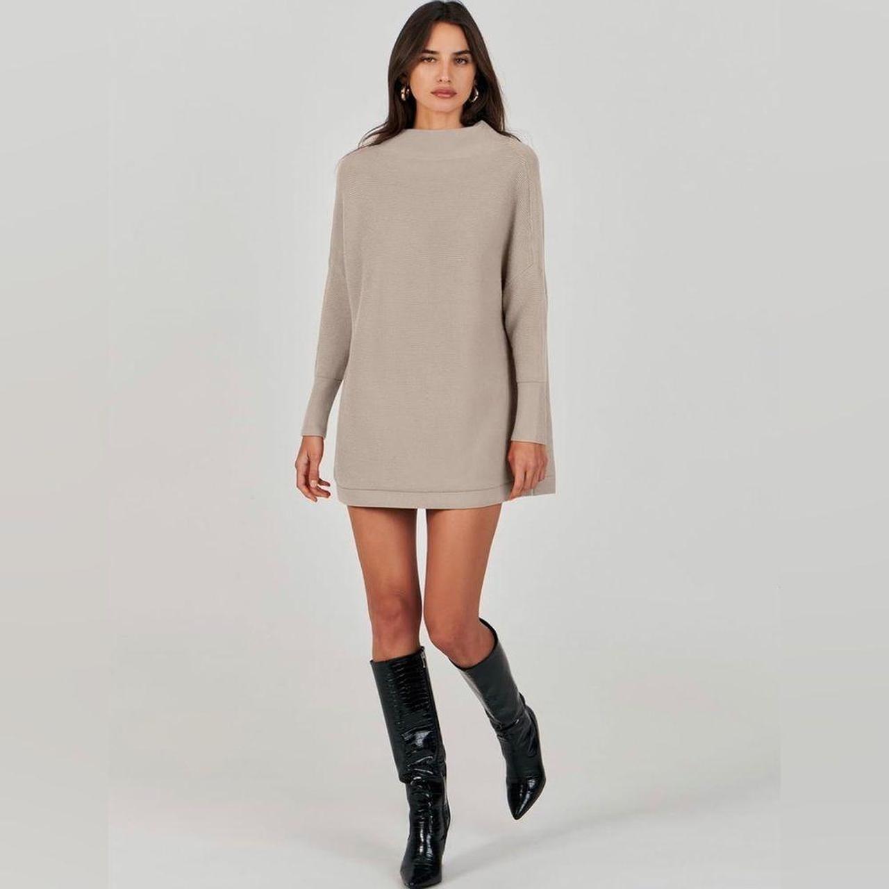 Source Unknown Women's Sweater - Tan/Cream - S – … - image 7