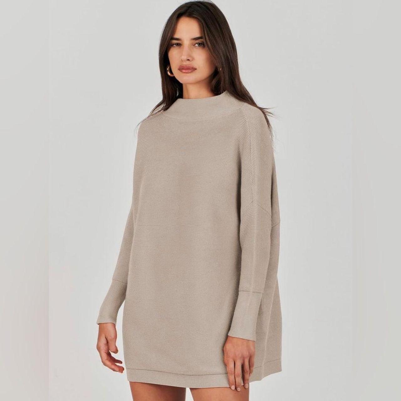 Source Unknown Women's Sweater - Tan/Cream - S – … - image 6