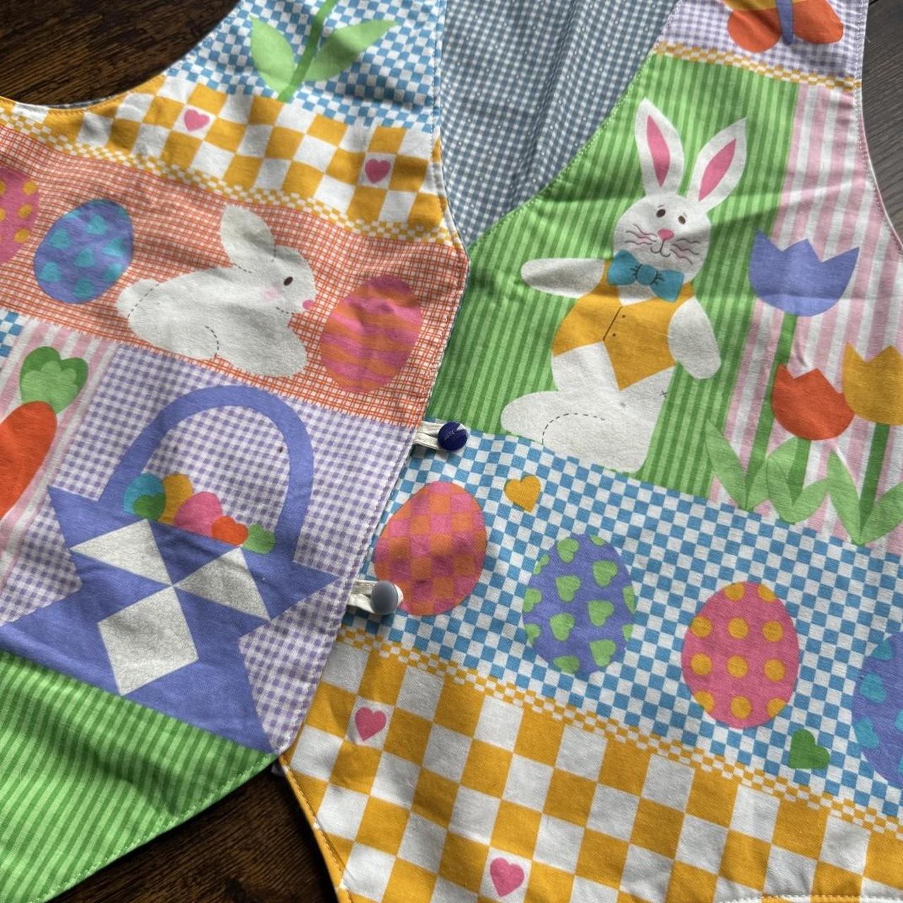 Women's Vest - Multi - L – Unique patchwork Easte… - image 3