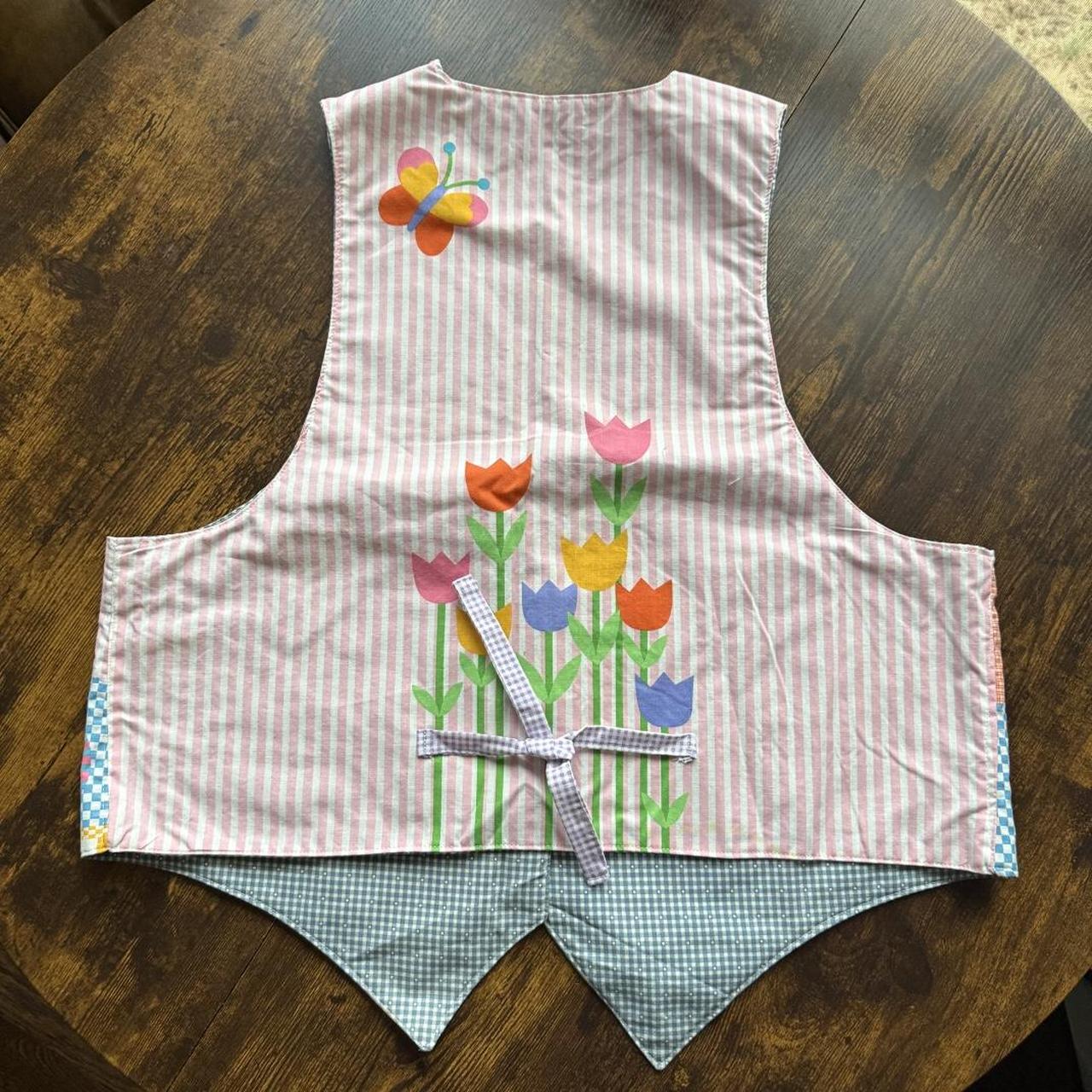 Women's Vest - Multi - L – Unique patchwork Easte… - image 2